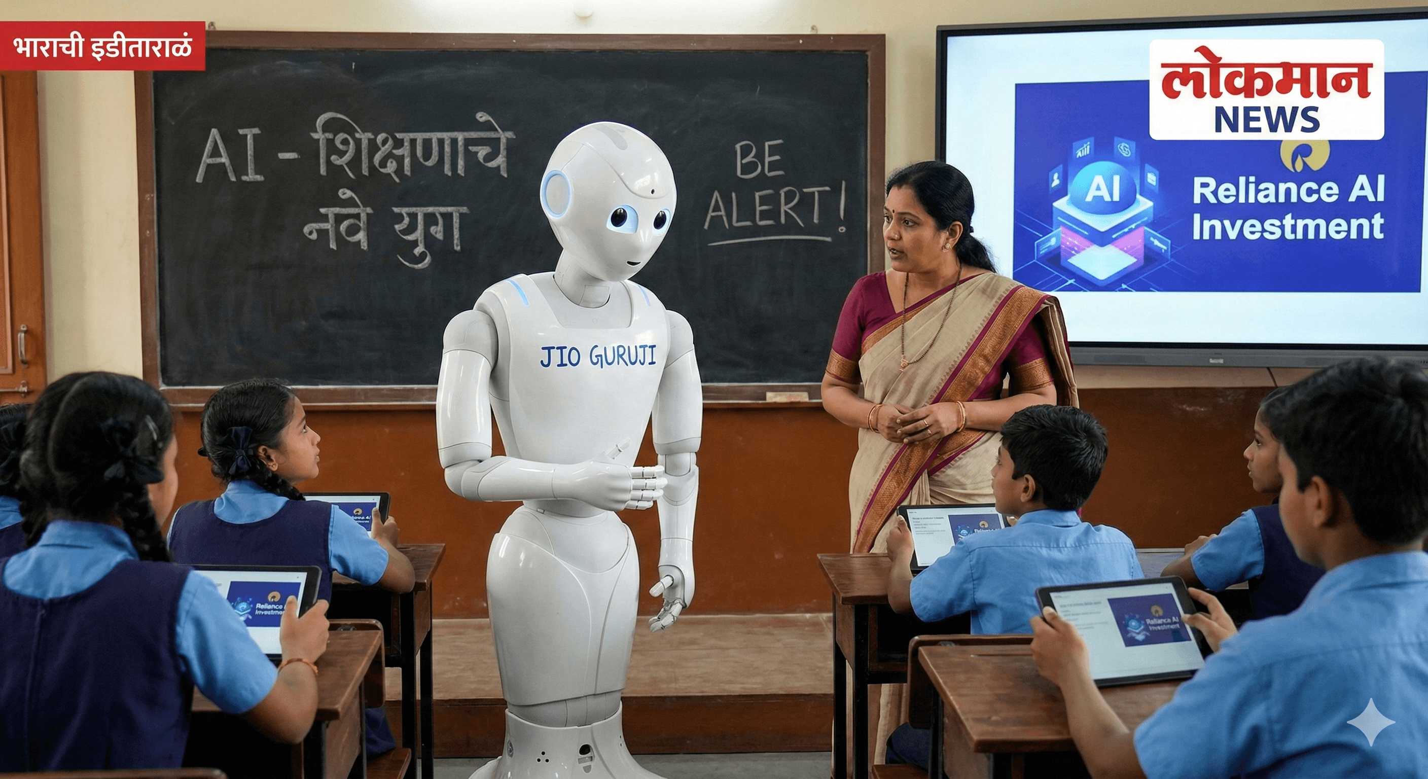 शिक्षकांनो Be Alert! 'जिओ गुरुजी is on-coming presto ??? AI तंत्रज्ञानामुळे शिक्षण क्षेत्रात मोठी क्रांती !