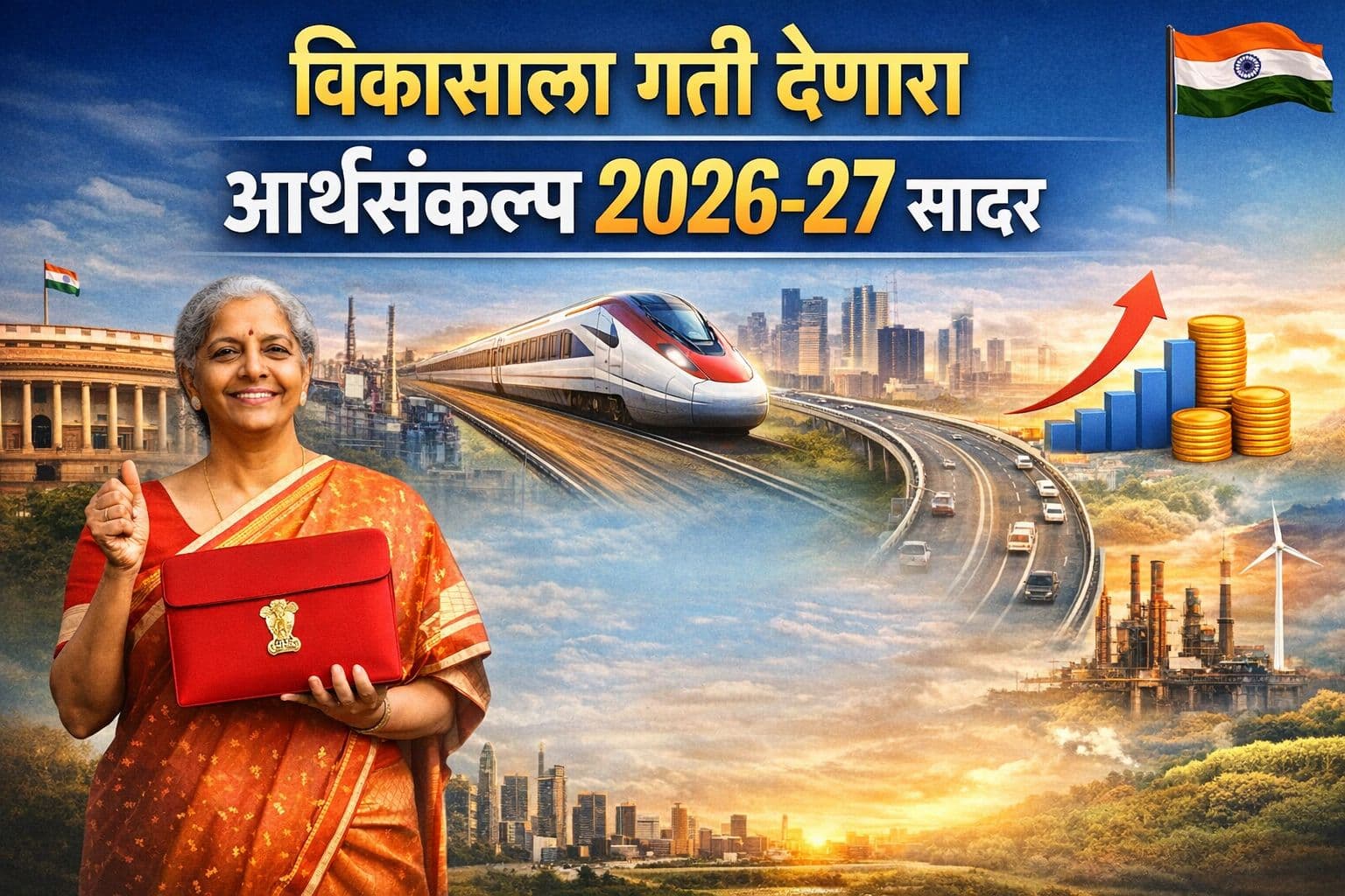 “विकासाला गती देणारा आर्थसंकल्प 2026-27 सादर”