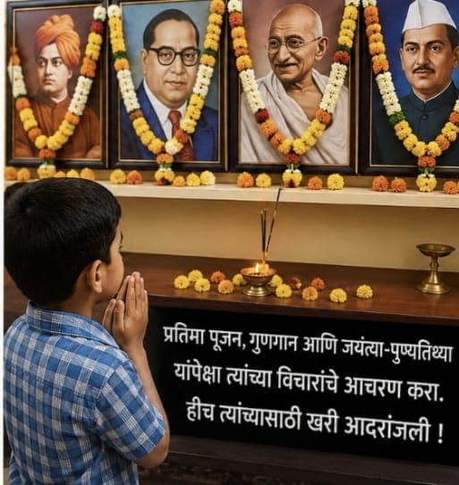 पुतळ्यांची पूजा भारी, पण विचारांची पाटी कोरी; समाजाच्या मानसिकतेवर 'स्पेशल रिपोर्ट'ची सुरी!