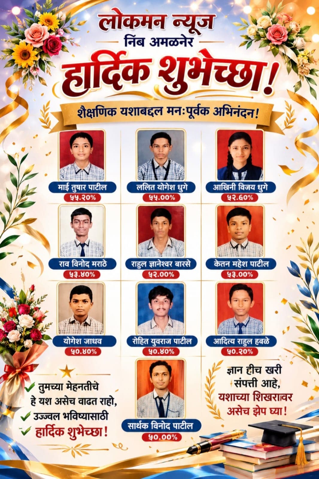 कौतुकाचा सोहळा झाला खास, ला.ना.सा.च्या विद्यार्थ्यांनी रचला इतिहास!