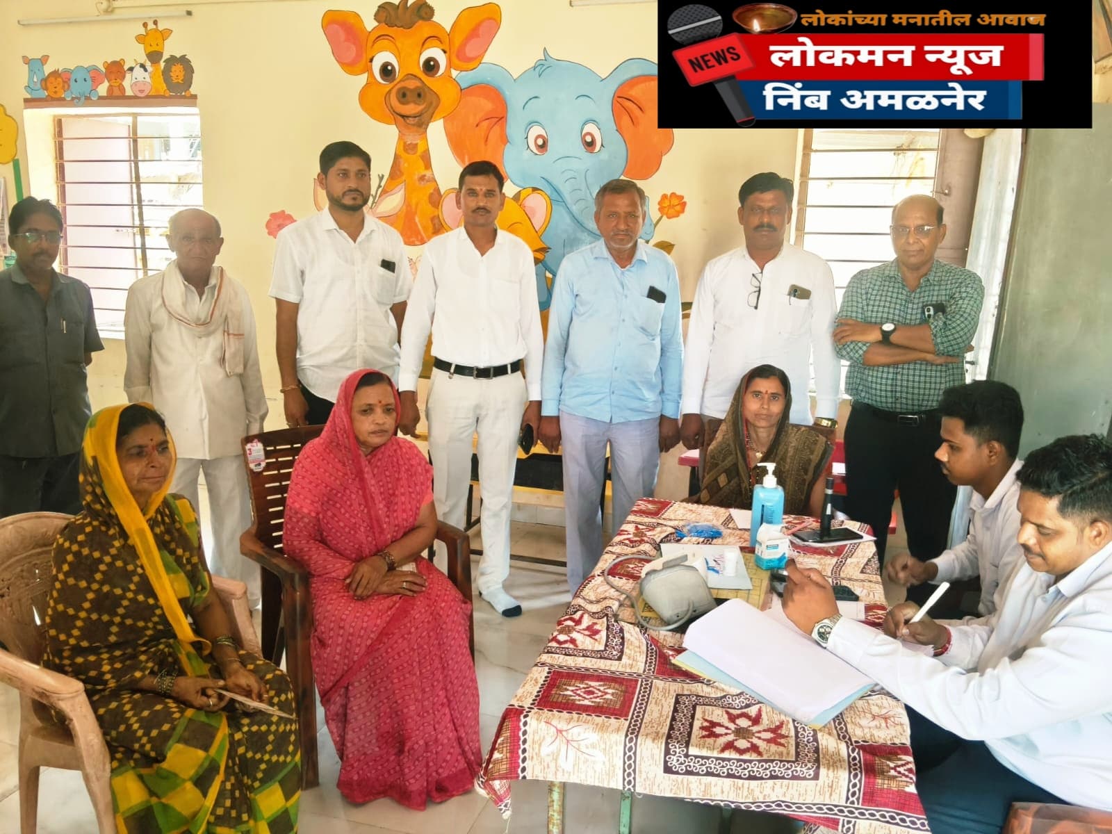 कांताई नेत्रालयाची समाजसेवा महान; फेसर्डीत ५२ रुग्णांची नेत्रतपासणी अभियान